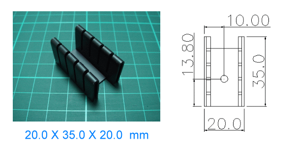 heat sink surface mount T400007